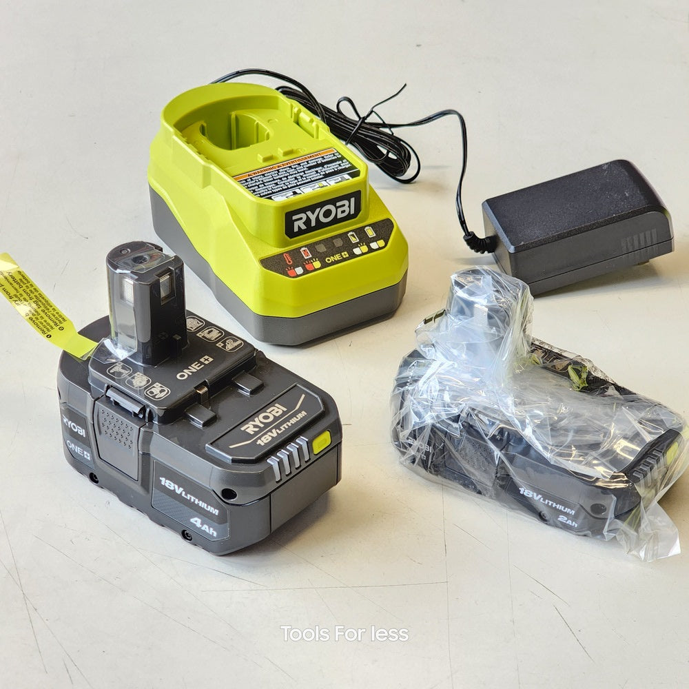 RYB 18V ONE+ 2AH/4AH STARTER KIT (PSK106SB) RYB 18V ONE+ 2AH/4AH STARTER KIT (PSK106SB)